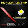 2PCS Fog Lamp Car Brake Red Tail Light LED Bumper Reflector Bulbs Warning Light For Tesla Model S 2012-up Turn Signal Rear Lamp
