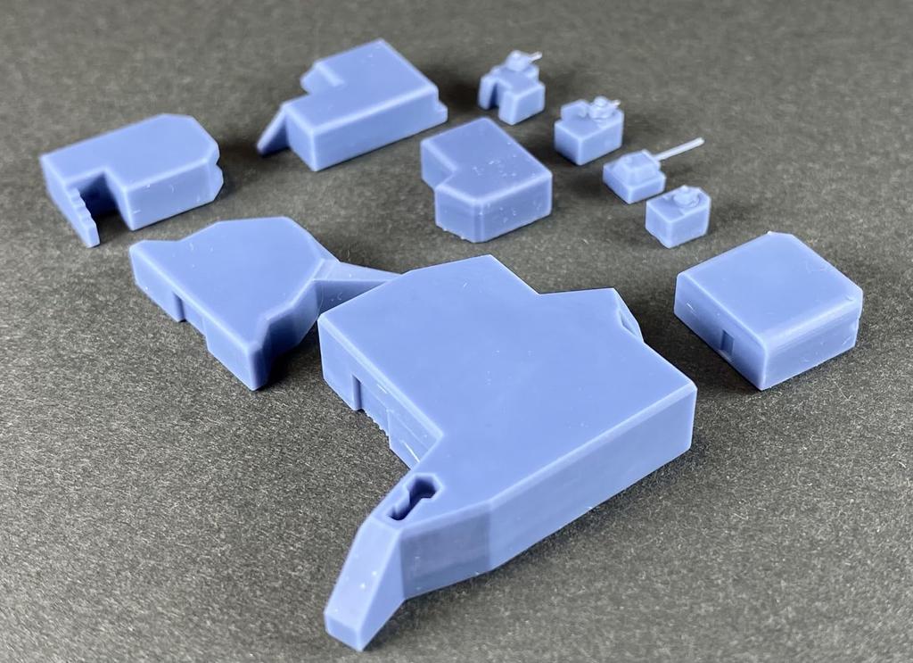 Firestarter 1/700 Deutsches Pillbox-Set 3D-Drucker-Bausatz FS-G25 (Landschaft)