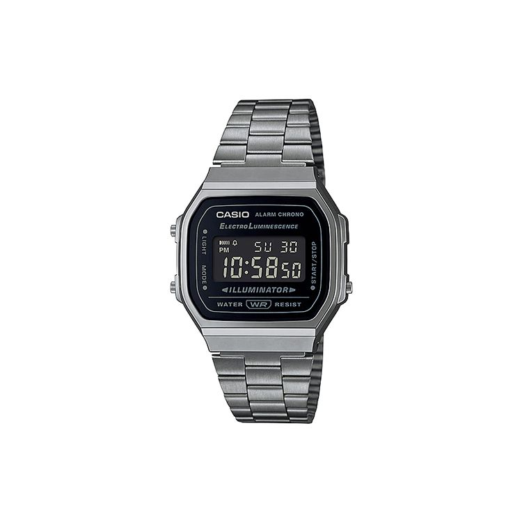 Casio Vintage Series Quartz Watch Men watches Black Silver A168WGG-1B