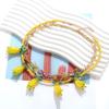 Handgefertigte Perlen Bananenblüte Anhänger Halskette Mehrschichtiger Schmuck Für Frauen Sommer Mode Harzperlen Schichtkette