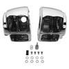 Handlebar Control Switch Housings Cover Kit Aluminum Black 1Pair Motorcycle For Harley Softail Standard FXST FXSTI 2001 - 2006