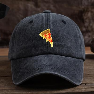 Fun Pizza Printed Baseball Hat for Men and Women Outdoor Fashion Multi Functional Fisherman's Hat Trendy Style