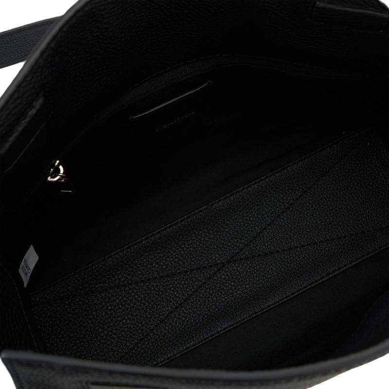 New CALVIN KLEIN SS25 Cow Leather Crossbody Bags Men's Space Black 4D3029G-UB1