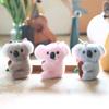 Cartoon Cute Koala Plush Keychain Doll With Short Plush Material Bag Decor Gift