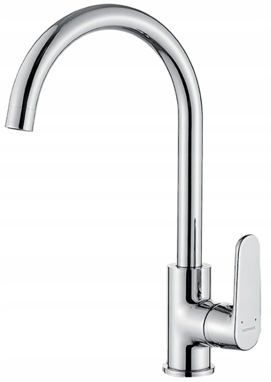 Kitchen sink tap, silver spout, U Dima