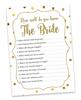 Inkdotpot 50A  Gold ConfettiA  BingoA  GameA  CardsA  For Bridal Wedding Shower Bachelorette Party Bulk Blank Square Fill In Gift