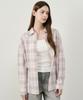 MIND BRIDGE WOMEN [W] Oversized Cotton Check Shirt - 2 Colors