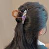 Resin Hair Grab Clip Double-side Dog Hair Claw Headdress Cat Shark Clip  Hair Styling