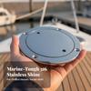 Easy to Install Boat Deck Plate | Polished Stainless Steel, PreDrilled Screw Holes 3 Inch