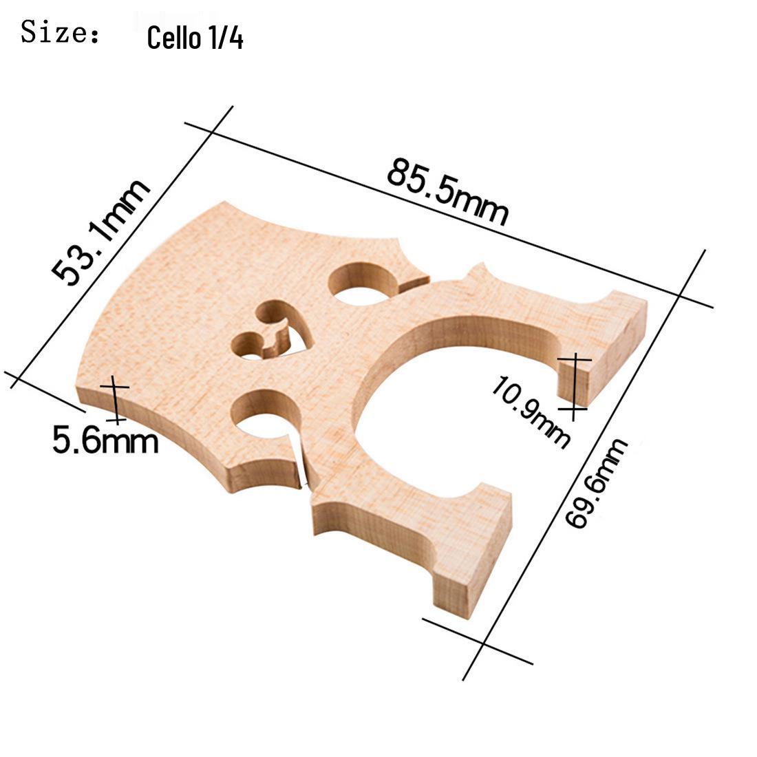 

Кленовый мостик для контрабаса и виолончели