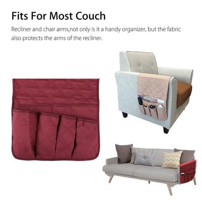 Sofa Armchair Storage Bag Portable Foldable Large Size Armrest Organizer Suitable For Most Couch Recliner Chair Arms