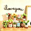 Tulip Plush Toy Home Decor With Pp Cotton For Living Room And Gift Use