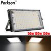 150W 100W 50W Flood Light Led AC 220V 240V Outdoor Lighting Waterproof IP65 Floodlight LED Spotlight Big Power Fixture Reflector