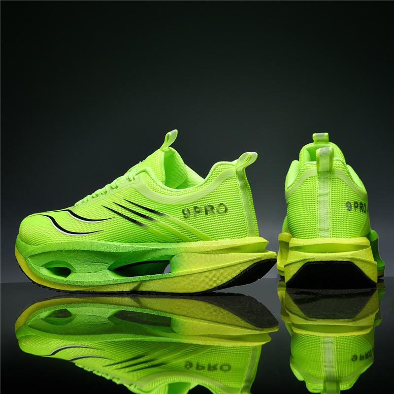 

Children s red rabbit 9pro running shoes men s autumn mesh breathable rotating buckle junior high school body test professional shock-absorbing sport 34