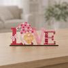Wooden Art Craft Valentine Day Wooden Decorations Lip Love Heart Wooden Letter Ornaments  Table