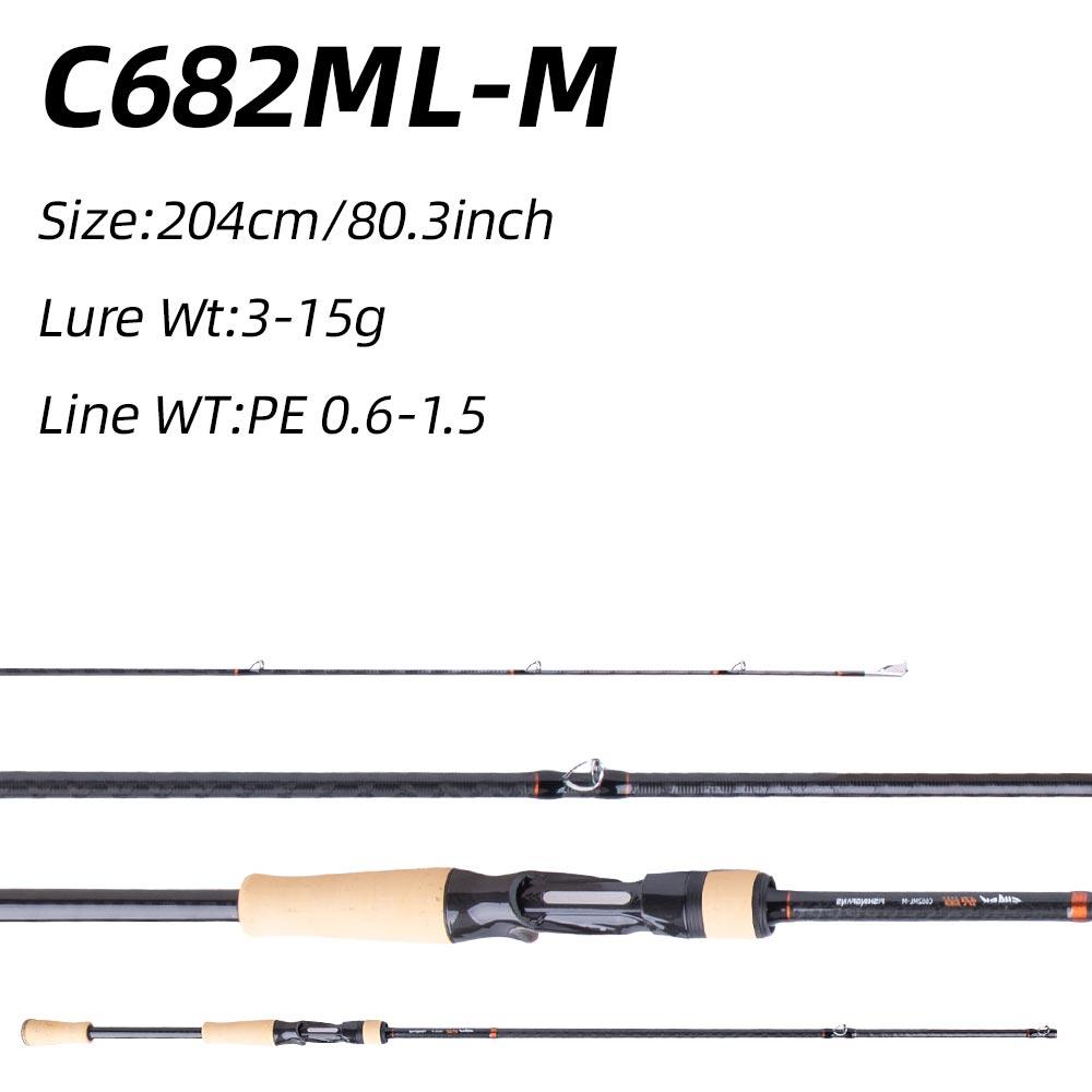 Portable Long-casting Lure Rod Super Fast Action Fishing Rod CORK HANDLE 4 AXIS TORAY CROSS CARBON SPINNING CASTING SEA BOAT BASS CRAPPIE FISHING ROD