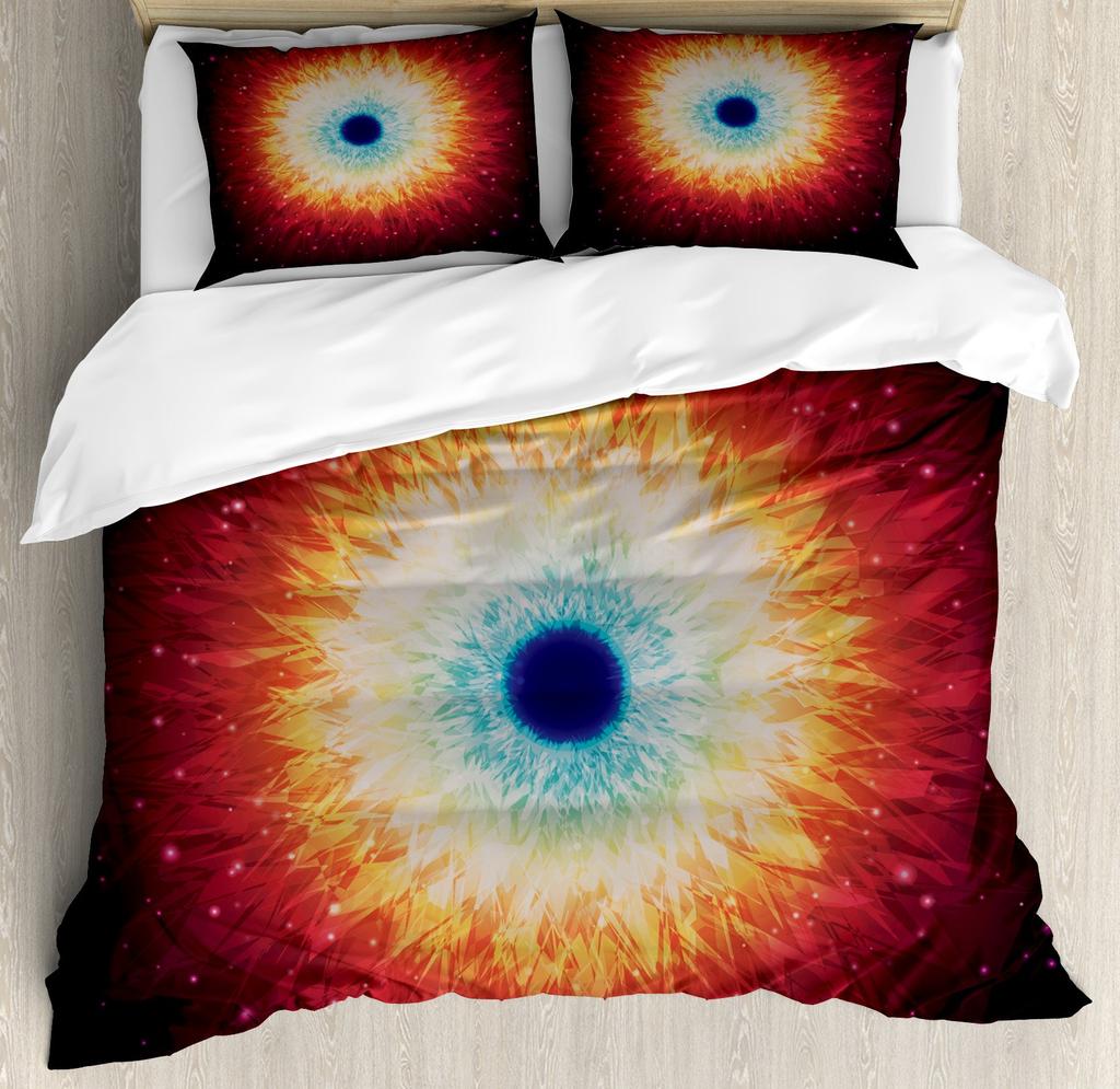 Black Hole Duvet Cover for Kids Boys Girls Teens Queen Lightweight Quilt Cover Galactic Storm Bedding Set Bedroom Decor No Quilt