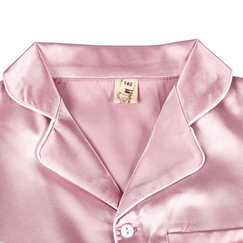 Sommer Baby Kinder Mädchen Jungen Reine Farbe Nachtwäsche Set Langarm Bluse Tops + Schlaf Hosen