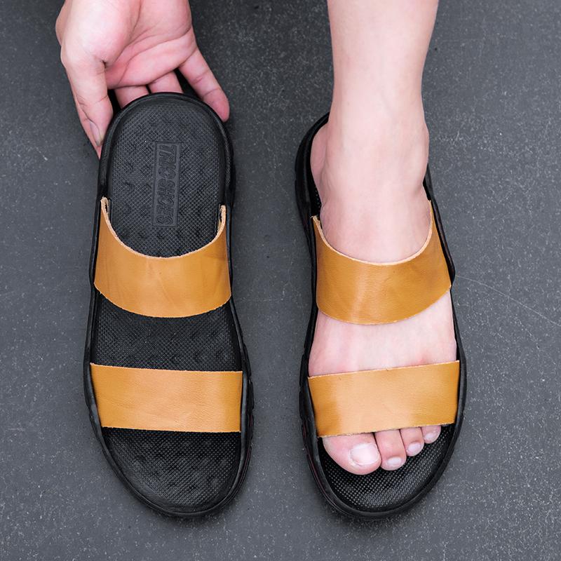 Men Plus Size 48 Solid Color Summer Light Casual Sandals Comfortable Fashion Outdoor Beach Flip-flops Designer Men's Shoes