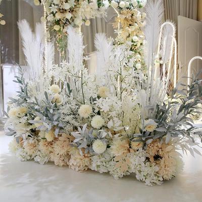 New Forest Style Wedding Aisle Floral Feather Decoration