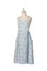 Apron Botanical Fig BLUE 94 X 90 Cm Size Approx.