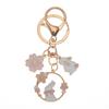 Accessories Bag Ornaments Key Accessories Bag Pendants Pink Sakura Rabbit Cat Keychain Key Rings
