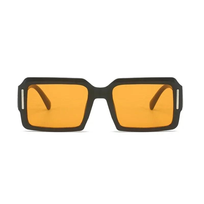 Outdoor Big Frame Square Sunglasses Women Men Colorful Minimalist Sun Glasses Mirror Black Colors Designer Brand Fashion