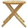 vidaXL Gartentisch Klappbar Ø45x45 cm Bambus