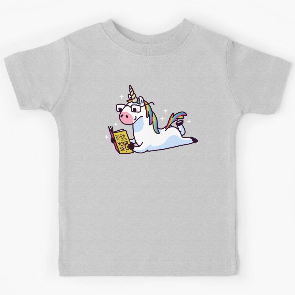 Unicorn Believe in Yourself Magically Fabulous II Kids T-Shirt 160