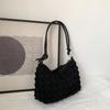 Yogodlns Femmes Tempérament Minimaliste Sac À Bandoulière Doux Plissé Sous Les Bras Sac Femmes Printemps Et Été Nouveau Sac À Bandoulière Petit Sac Carré