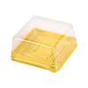 Mid-Autumn Festival Mooncake Box with Lid, Clear Cake Blister, Gold Plastic Tray