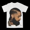 Nipsey Hussle Unisexs White Cotton TShirt Streetwear Casual Style Fashion Tee Summer Top Apparel