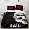 Horror Movie Saw 3D Bedding Set Print Duvet Cover Sets with Pillowcases Home Textile Twin Full Queen King Size for Bedroom Decor