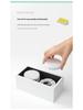 Double-Head GX53 LED Surface-Mounted Downlight, No-Hole, Square Gimbal, Four-Head Ceiling Light for Living Rooms