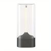 Minimalist Cordless LED Desk Lamp, Rechargeable, Portable, Ambient Mood Lighting