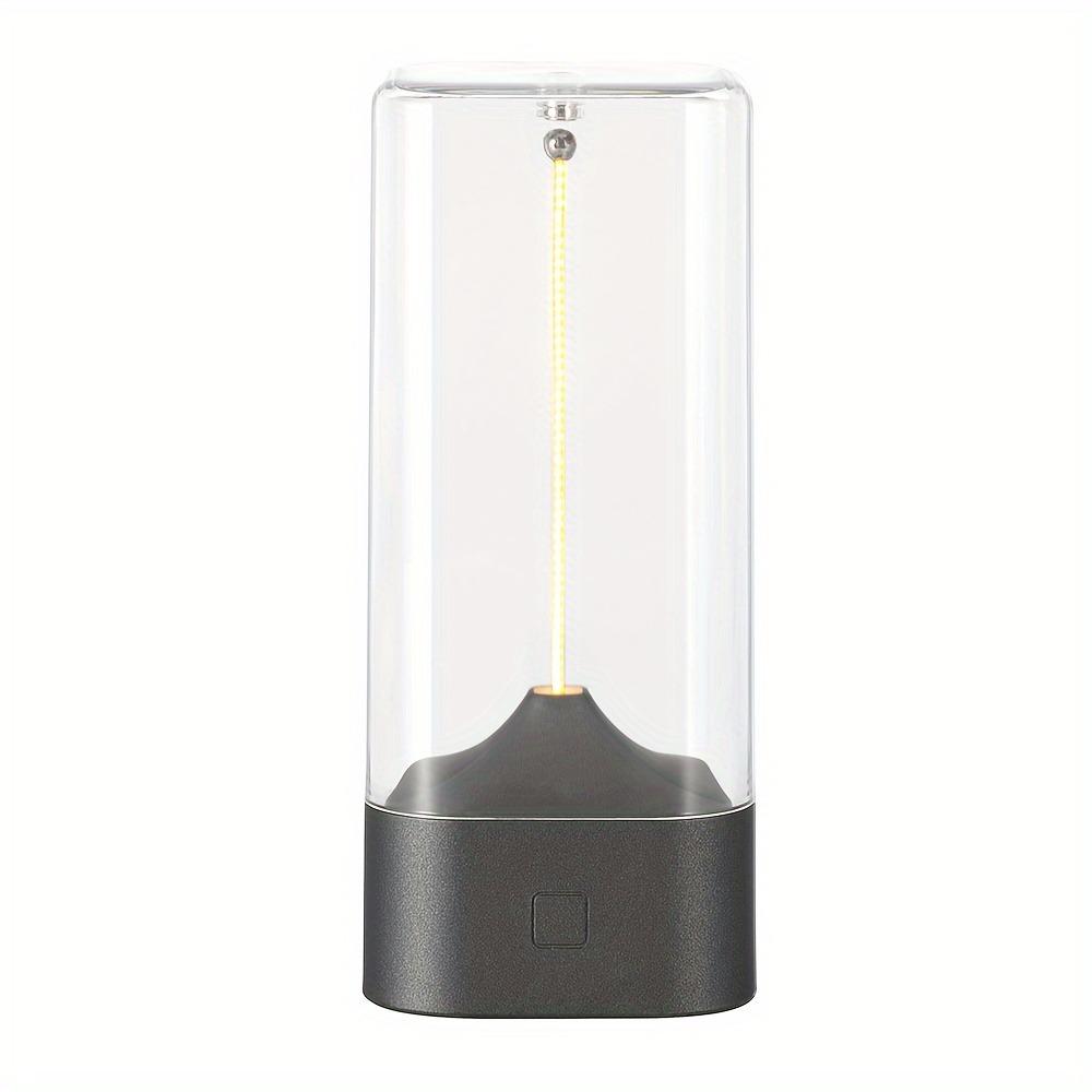 Minimalist Cordless LED Desk Lamp, Rechargeable, Portable, Ambient Mood Lighting