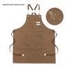 Thickened Canvas All-Cotton Apron for Cooking, Gardening, and Nail Art