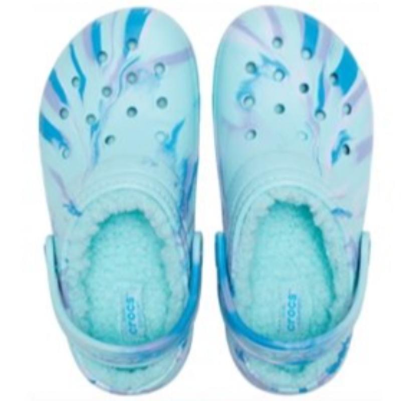 Crocs Classic Lined Marble Clog Kids 207773 1iq