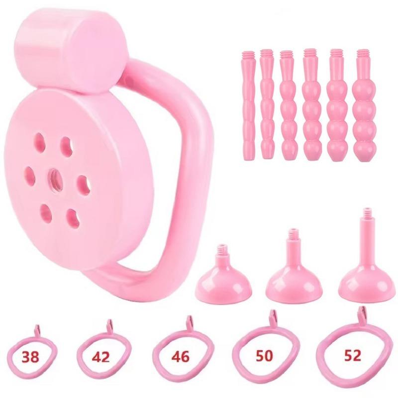 2026 Male Penis Chastity Cage Set Small Chastity Cage 5 Cock Rings With Urethral Sound Plug Penis Bondage Slave Man Sex Toy