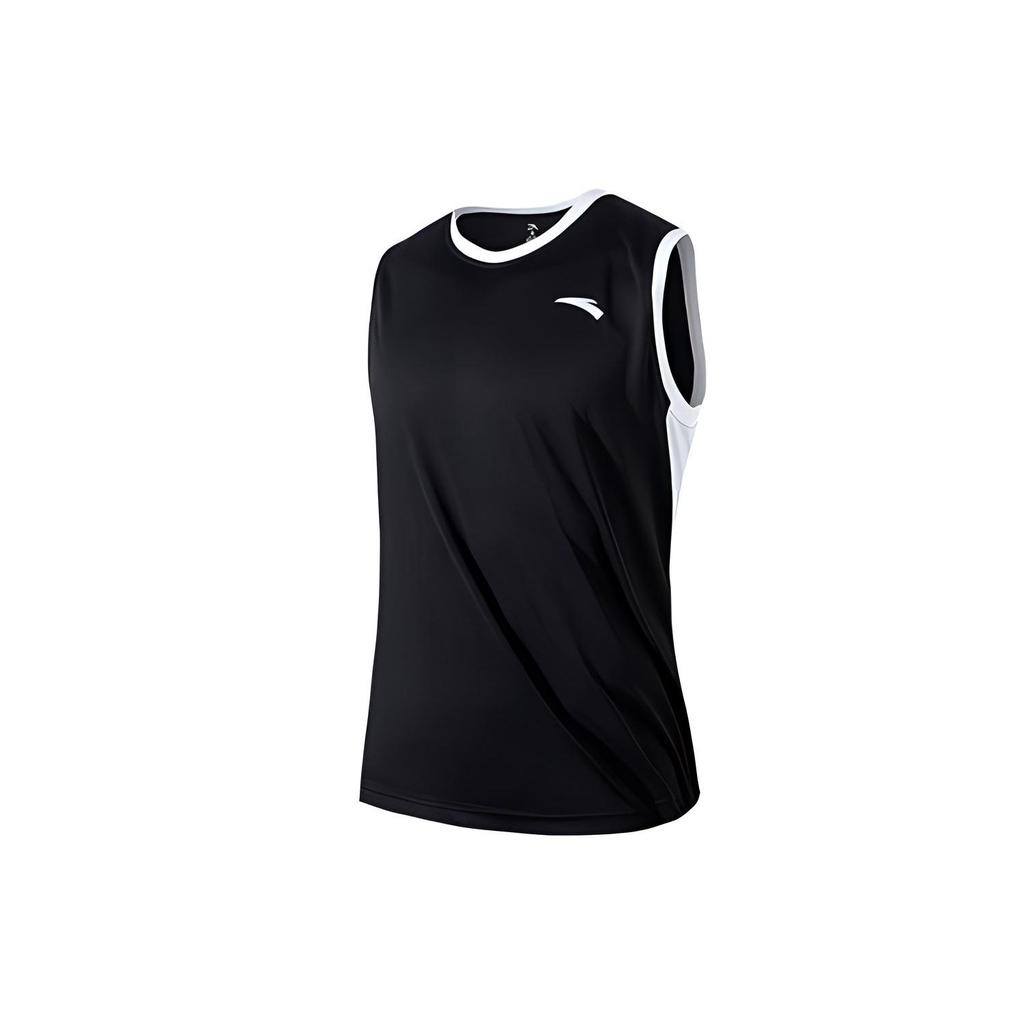 Anta Color Block Breathable Quick-Dry Basketball Suit Men Sportswear Black 152121204-3