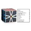 Lefang 3x3 Magic Cube Carbon Fiber Series Pyramid Mirror Skewb Speed Cube Puzzle Toys For Children