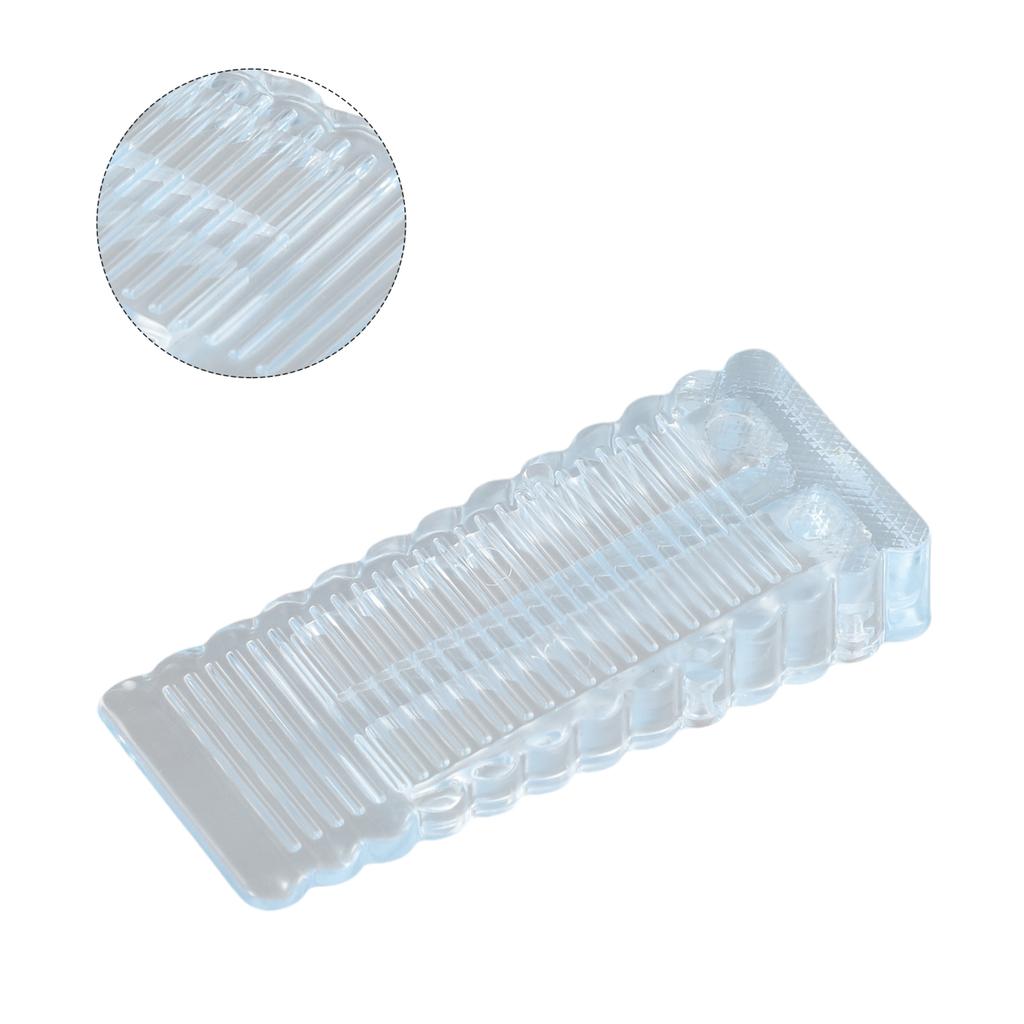 1pc Rubber Door Stopper Home Anti-collision Safety Door Stopper Silicone Door Anti Slip Door Blocker Female Living Alone