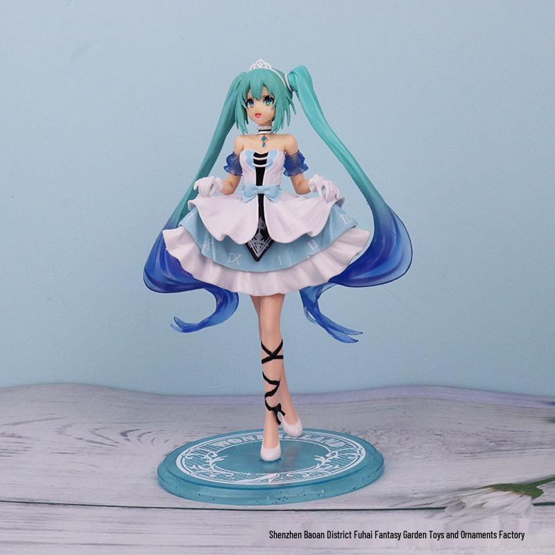 Hatsune Miku Disney Princess Series Anime Figure: Rapunzel, Cinderella, Sleeping Beauty PC Ornament
