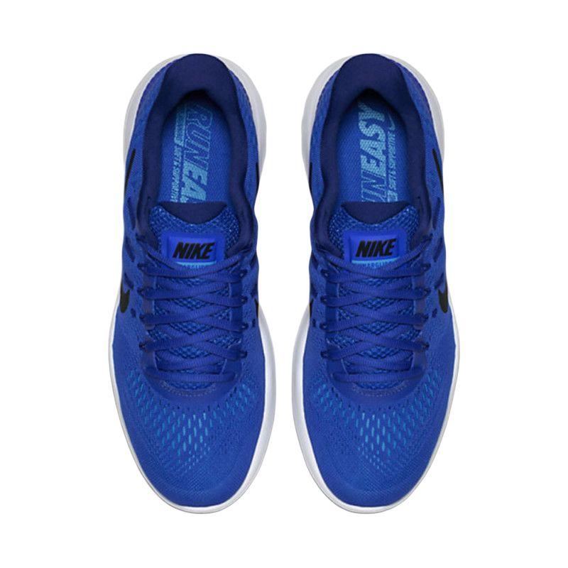 Nike Lunarglide 8 Comfortable Versatile Non-Slip Durable Low-Top Running Shoes Men sneaker Blue 843725-400
