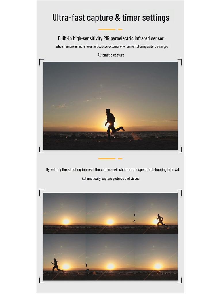 HD Infrarot Nachtsicht Jagdkamera für Tierbeobachtung im Freien