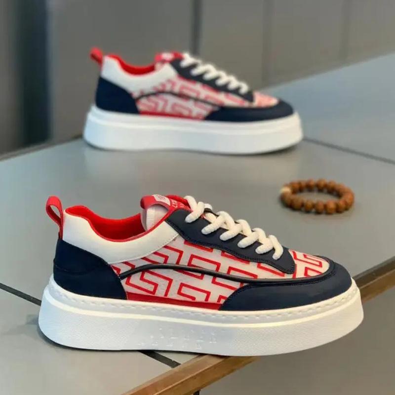 Summer new low-top thick-soled mesh breathable board shoes casual shoes ok 38