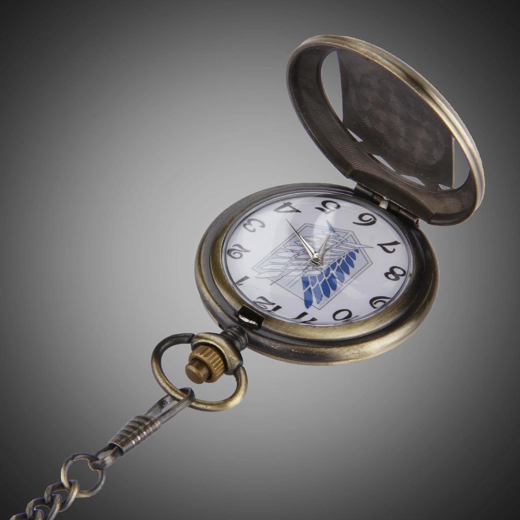 Retro Attack On Titan Legion Fashion Pocket Watch