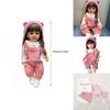 All-pink 55cm Full Silicone Baby Doll Soft And Flexible With Lifelike Features