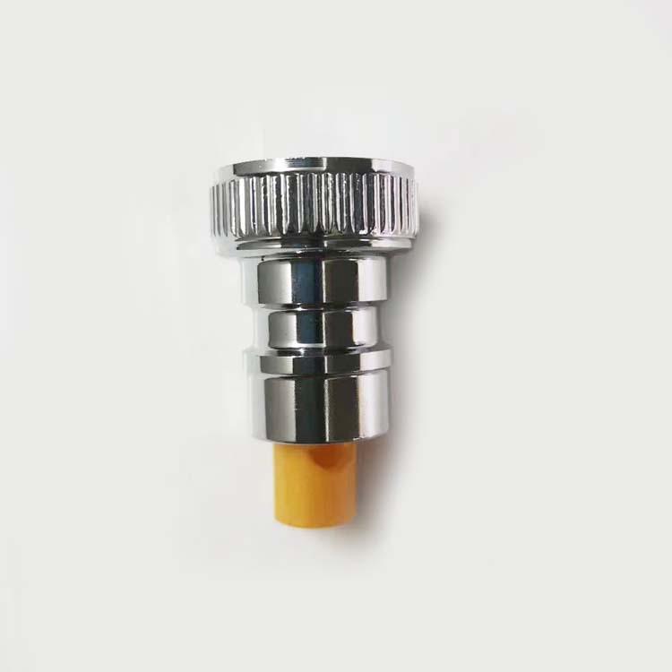 Gunmetal Anti-Fall Automatic Stop Valve Washing Machine Faucet Adapter