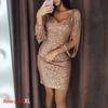 Cocktail Sequins Slim Dress Midi Party Dress Women Bodycon Dresses Ladies Sexy Tassels Dress